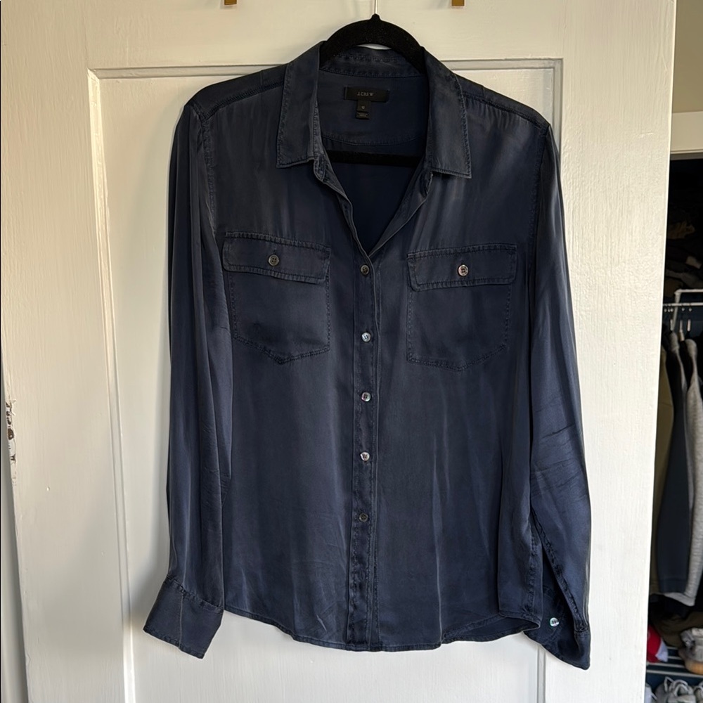J Crew Silk Blouse